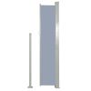 Patio Retractable Side Awning 63"x118" Gray