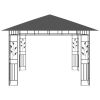 Gazebo with Mosquito Net 9.8'x9.8'x9' Anthracite 0.6 oz/ft¬≤