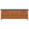 Patio Storage Box 59.1"x19.7"x21.7" Solid Wood Eucalyptus