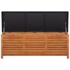 Patio Storage Box 59.1"x19.7"x21.7" Solid Wood Eucalyptus