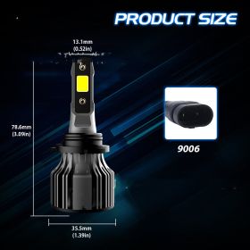 Simple And Creative Automotive LED Bulbs (Option: Style9006)