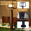 Outdoor Pathway LED Lights Lantern 23.6 IN IP44 Waterproof Garden Modern Landscape Lighting