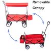 Garden Shopping Beach Cart folding wagon